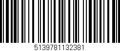 Código de barras (EAN, GTIN, SKU, ISBN): '5139781132381'