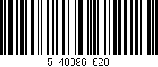 Código de barras (EAN, GTIN, SKU, ISBN): '51400961620'