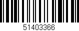 Código de barras (EAN, GTIN, SKU, ISBN): '51403366'