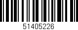 Código de barras (EAN, GTIN, SKU, ISBN): '51405226'