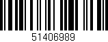 Código de barras (EAN, GTIN, SKU, ISBN): '51406989'