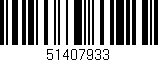 Código de barras (EAN, GTIN, SKU, ISBN): '51407933'