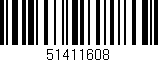 Código de barras (EAN, GTIN, SKU, ISBN): '51411608'