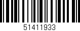 Código de barras (EAN, GTIN, SKU, ISBN): '51411933'