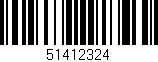 Código de barras (EAN, GTIN, SKU, ISBN): '51412324'