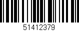 Código de barras (EAN, GTIN, SKU, ISBN): '51412379'
