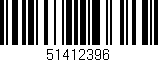 Código de barras (EAN, GTIN, SKU, ISBN): '51412396'