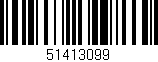 Código de barras (EAN, GTIN, SKU, ISBN): '51413099'