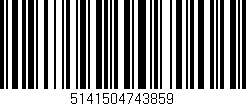Código de barras (EAN, GTIN, SKU, ISBN): '5141504743859'