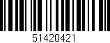 Código de barras (EAN, GTIN, SKU, ISBN): '51420421'