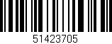 Código de barras (EAN, GTIN, SKU, ISBN): '51423705'