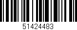 Código de barras (EAN, GTIN, SKU, ISBN): '51424483'
