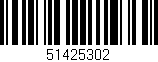 Código de barras (EAN, GTIN, SKU, ISBN): '51425302'