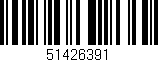 Código de barras (EAN, GTIN, SKU, ISBN): '51426391'