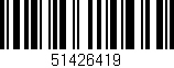 Código de barras (EAN, GTIN, SKU, ISBN): '51426419'