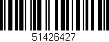 Código de barras (EAN, GTIN, SKU, ISBN): '51426427'
