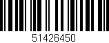 Código de barras (EAN, GTIN, SKU, ISBN): '51426450'