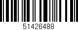 Código de barras (EAN, GTIN, SKU, ISBN): '51426488'