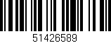 Código de barras (EAN, GTIN, SKU, ISBN): '51426589'