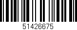 Código de barras (EAN, GTIN, SKU, ISBN): '51426675'