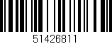 Código de barras (EAN, GTIN, SKU, ISBN): '51426811'