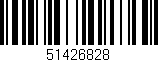 Código de barras (EAN, GTIN, SKU, ISBN): '51426828'