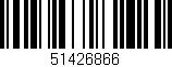 Código de barras (EAN, GTIN, SKU, ISBN): '51426866'