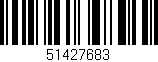 Código de barras (EAN, GTIN, SKU, ISBN): '51427683'