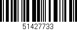 Código de barras (EAN, GTIN, SKU, ISBN): '51427733'