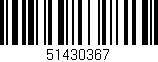 Código de barras (EAN, GTIN, SKU, ISBN): '51430367'
