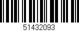 Código de barras (EAN, GTIN, SKU, ISBN): '51432093'