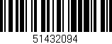 Código de barras (EAN, GTIN, SKU, ISBN): '51432094'