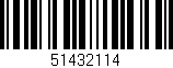 Código de barras (EAN, GTIN, SKU, ISBN): '51432114'