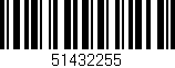 Código de barras (EAN, GTIN, SKU, ISBN): '51432255'