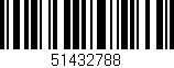 Código de barras (EAN, GTIN, SKU, ISBN): '51432788'