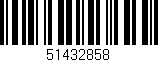 Código de barras (EAN, GTIN, SKU, ISBN): '51432858'