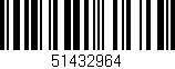 Código de barras (EAN, GTIN, SKU, ISBN): '51432964'