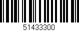 Código de barras (EAN, GTIN, SKU, ISBN): '51433300'