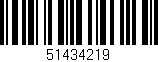 Código de barras (EAN, GTIN, SKU, ISBN): '51434219'