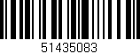 Código de barras (EAN, GTIN, SKU, ISBN): '51435083'