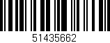 Código de barras (EAN, GTIN, SKU, ISBN): '51435662'