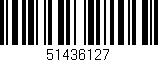 Código de barras (EAN, GTIN, SKU, ISBN): '51436127'