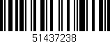 Código de barras (EAN, GTIN, SKU, ISBN): '51437238'