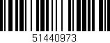 Código de barras (EAN, GTIN, SKU, ISBN): '51440973'