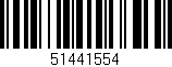 Código de barras (EAN, GTIN, SKU, ISBN): '51441554'