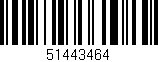 Código de barras (EAN, GTIN, SKU, ISBN): '51443464'