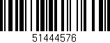 Código de barras (EAN, GTIN, SKU, ISBN): '51444576'