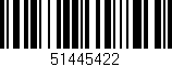 Código de barras (EAN, GTIN, SKU, ISBN): '51445422'