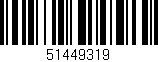 Código de barras (EAN, GTIN, SKU, ISBN): '51449319'