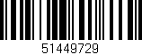 Código de barras (EAN, GTIN, SKU, ISBN): '51449729'